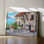 Landscape 012 Canvas Art 60 x 40 cm / Black