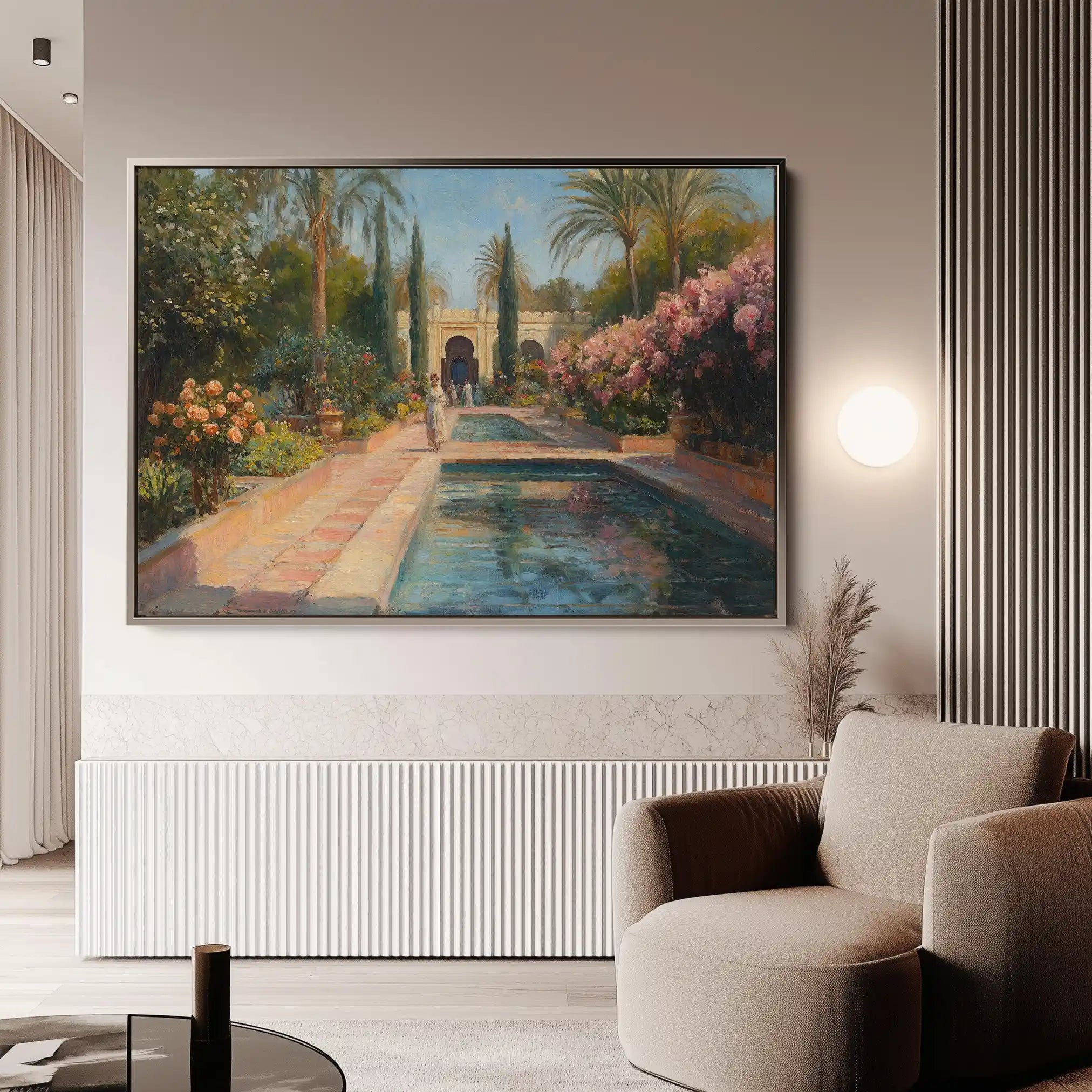 Orientalist 012 Canvas Art 60 x 40 cm / Black