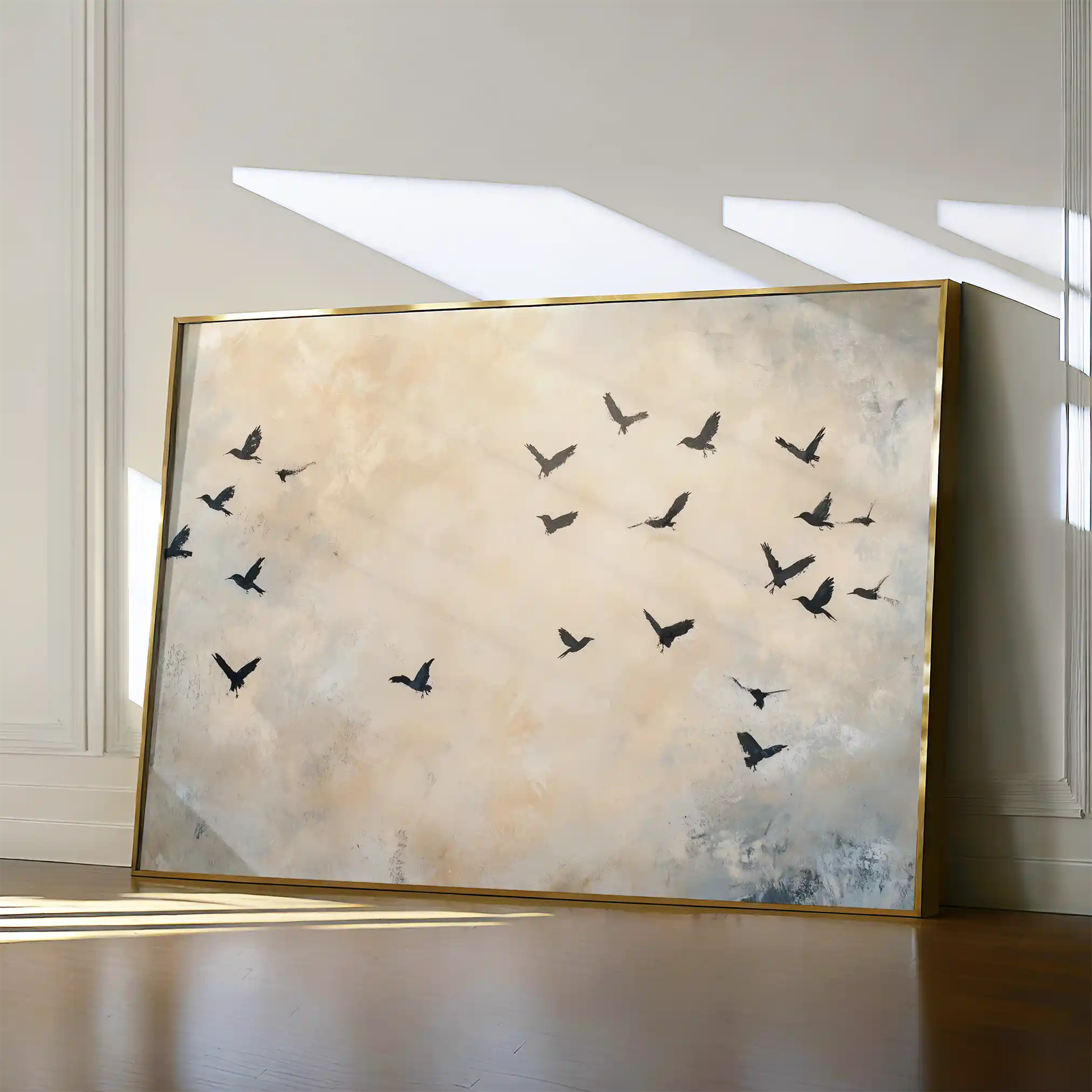 Animals 013 Canvas Art 60 x 40 cm / Black