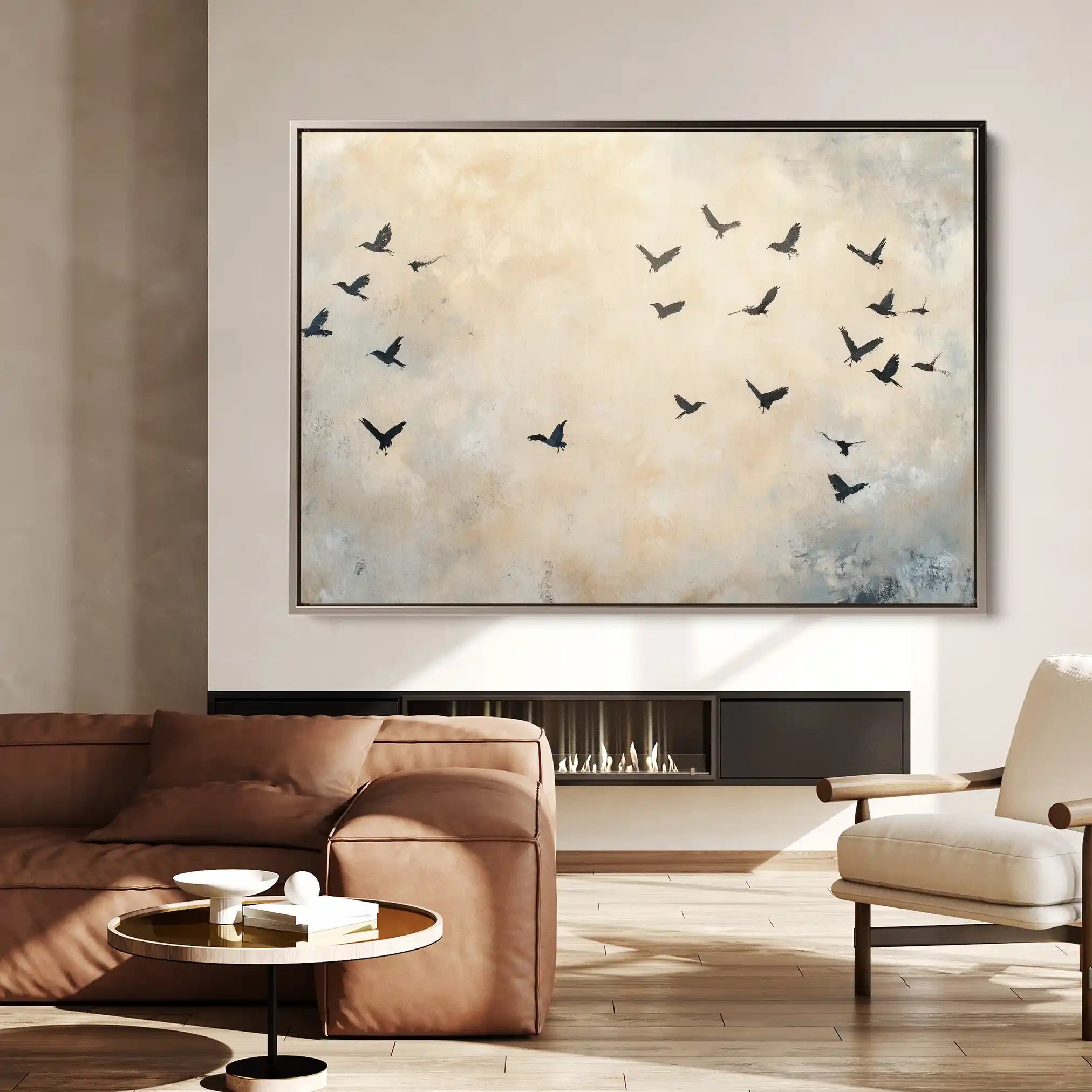 Animals 013 Canvas Art 60 x 40 cm / Black