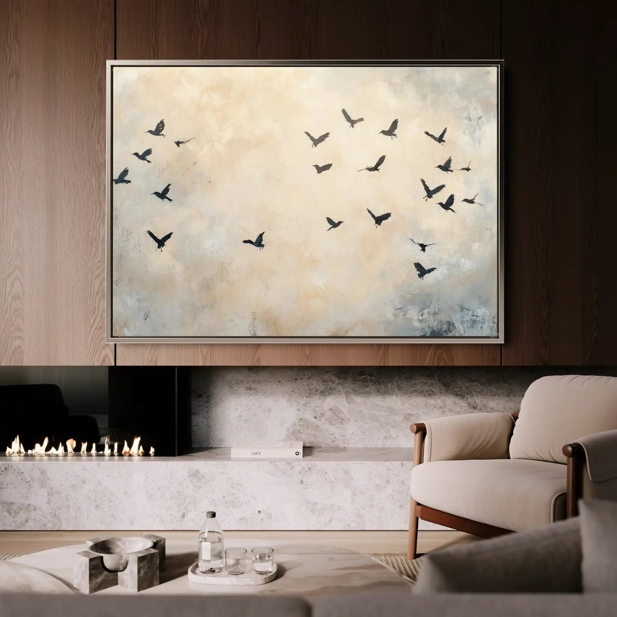 Animals 013 Canvas Art 60 x 40 cm / Black