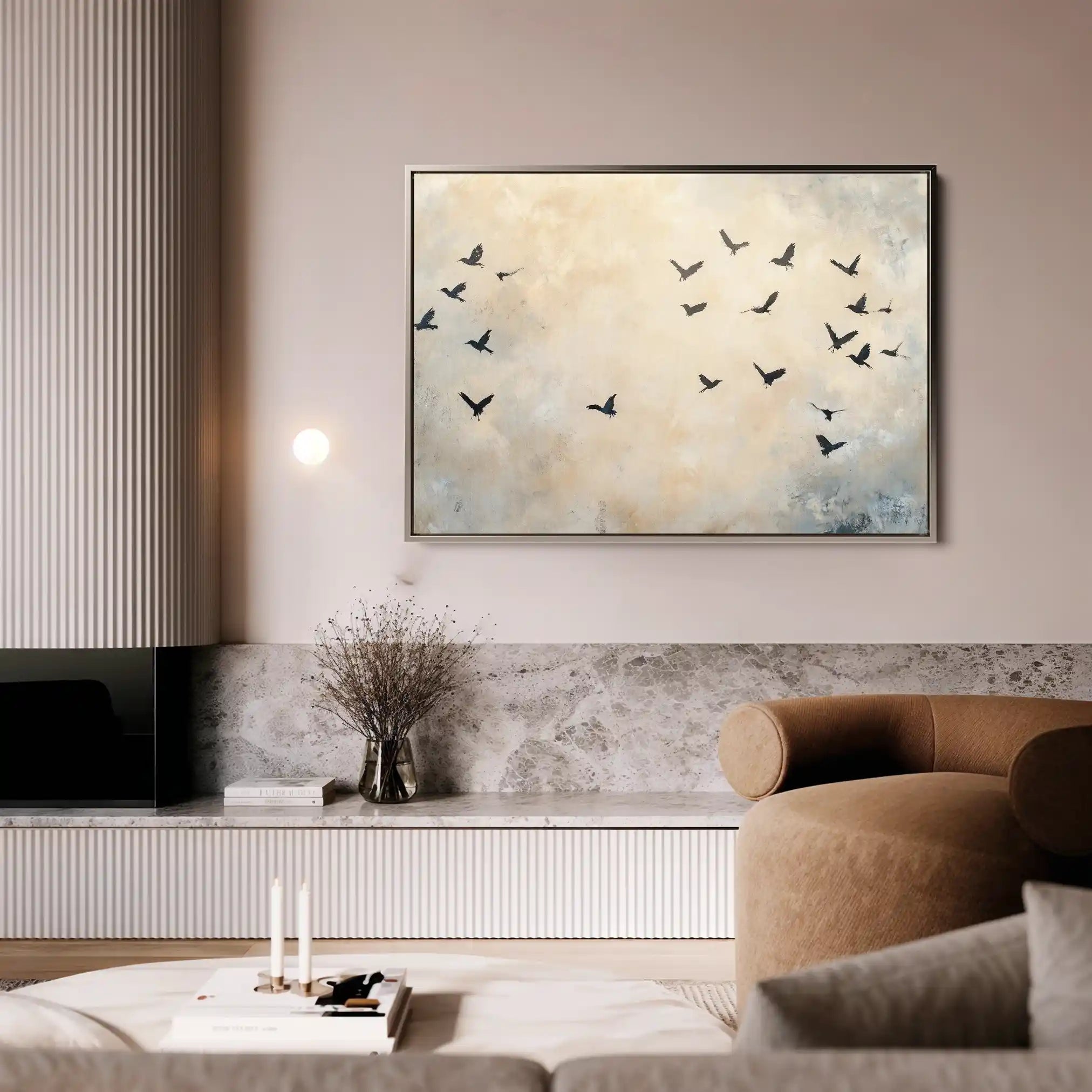 Animals 013 Canvas Art 60 x 40 cm / Black