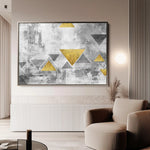 Abstract 013 Canvas Art 60 x 40 cm / Black