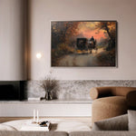 Classic 013 Canvas Art 60 x 40 cm / Black