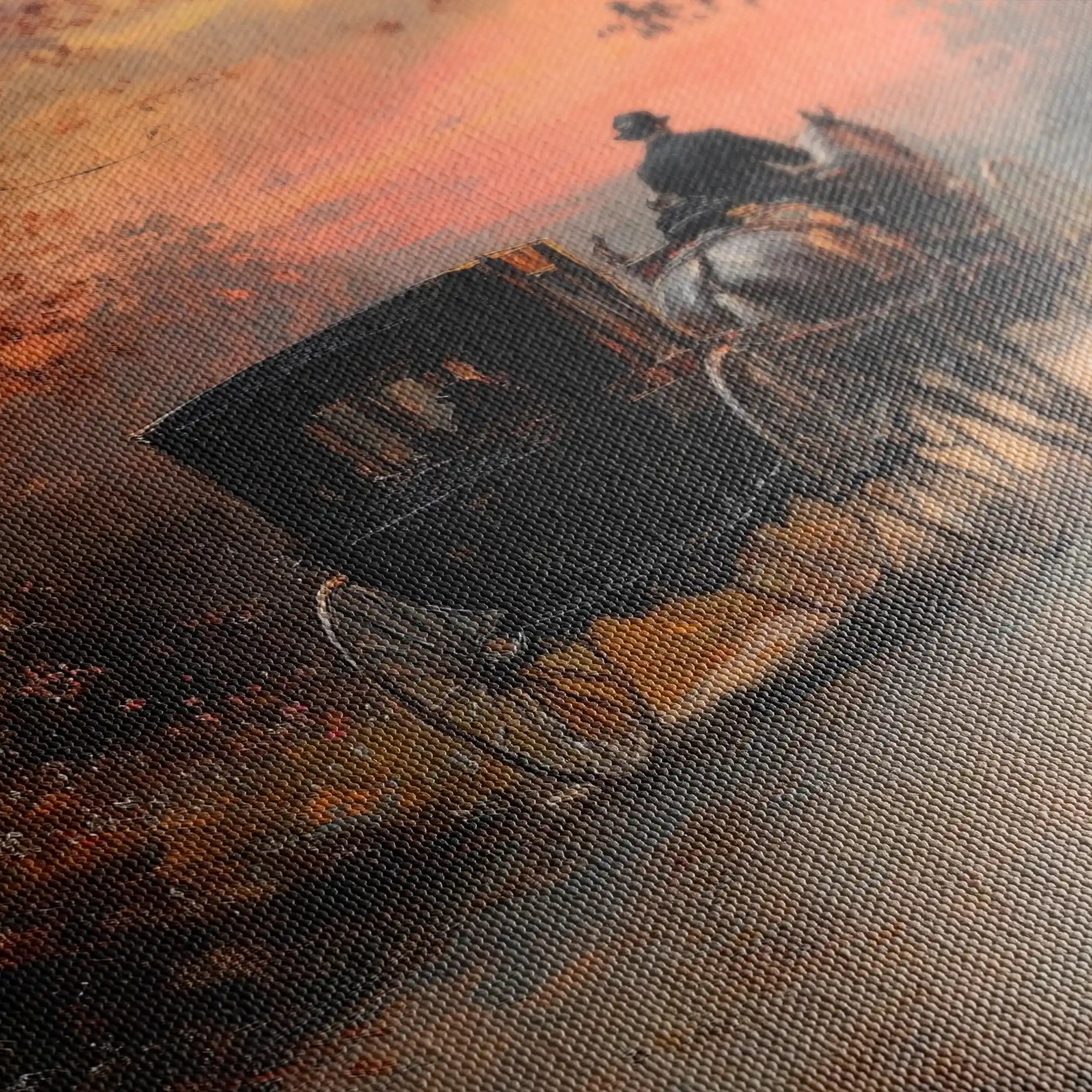 Classic 013 Canvas Art 60 x 40 cm / Black