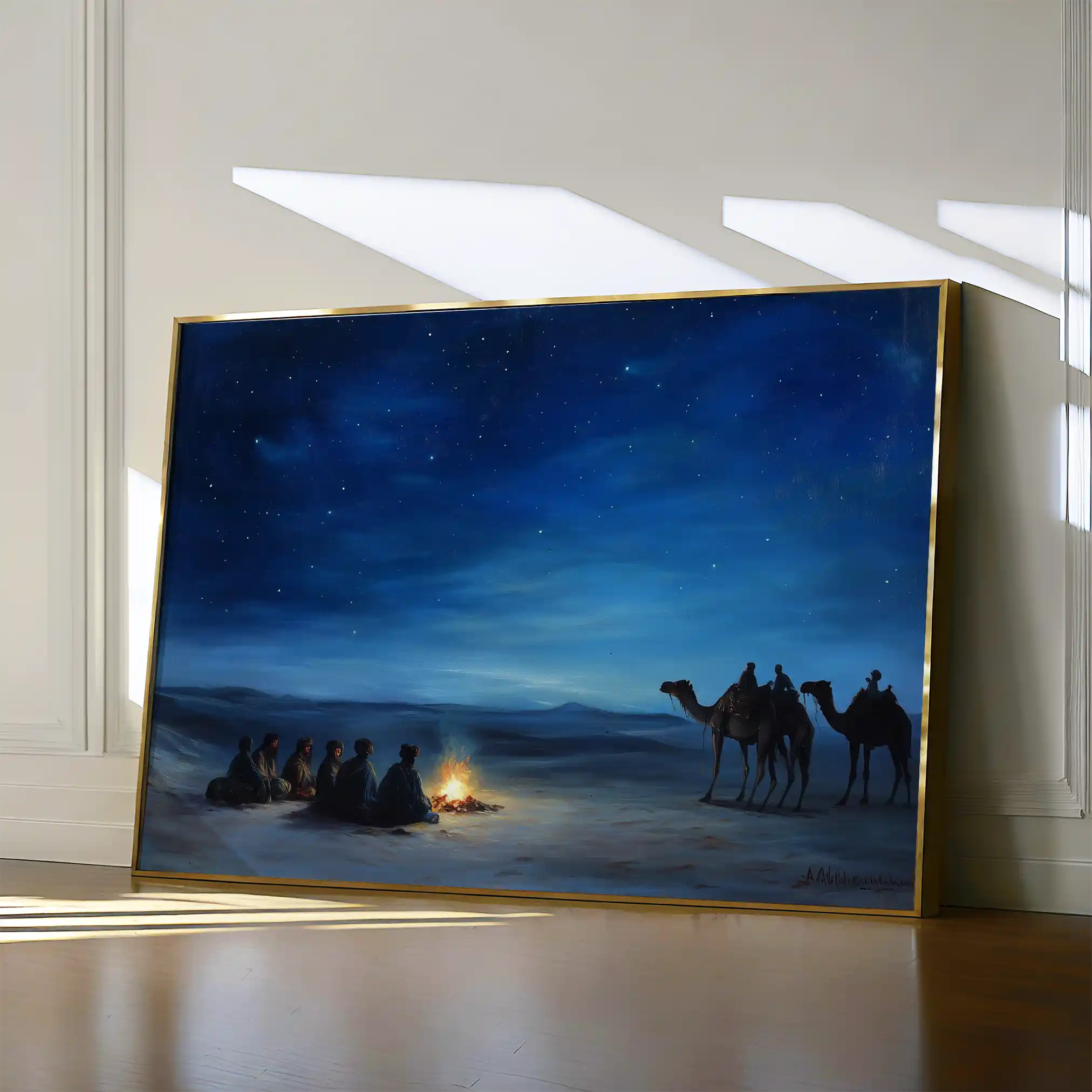 Orientalist 013 Canvas Art 60 x 40 cm / Black