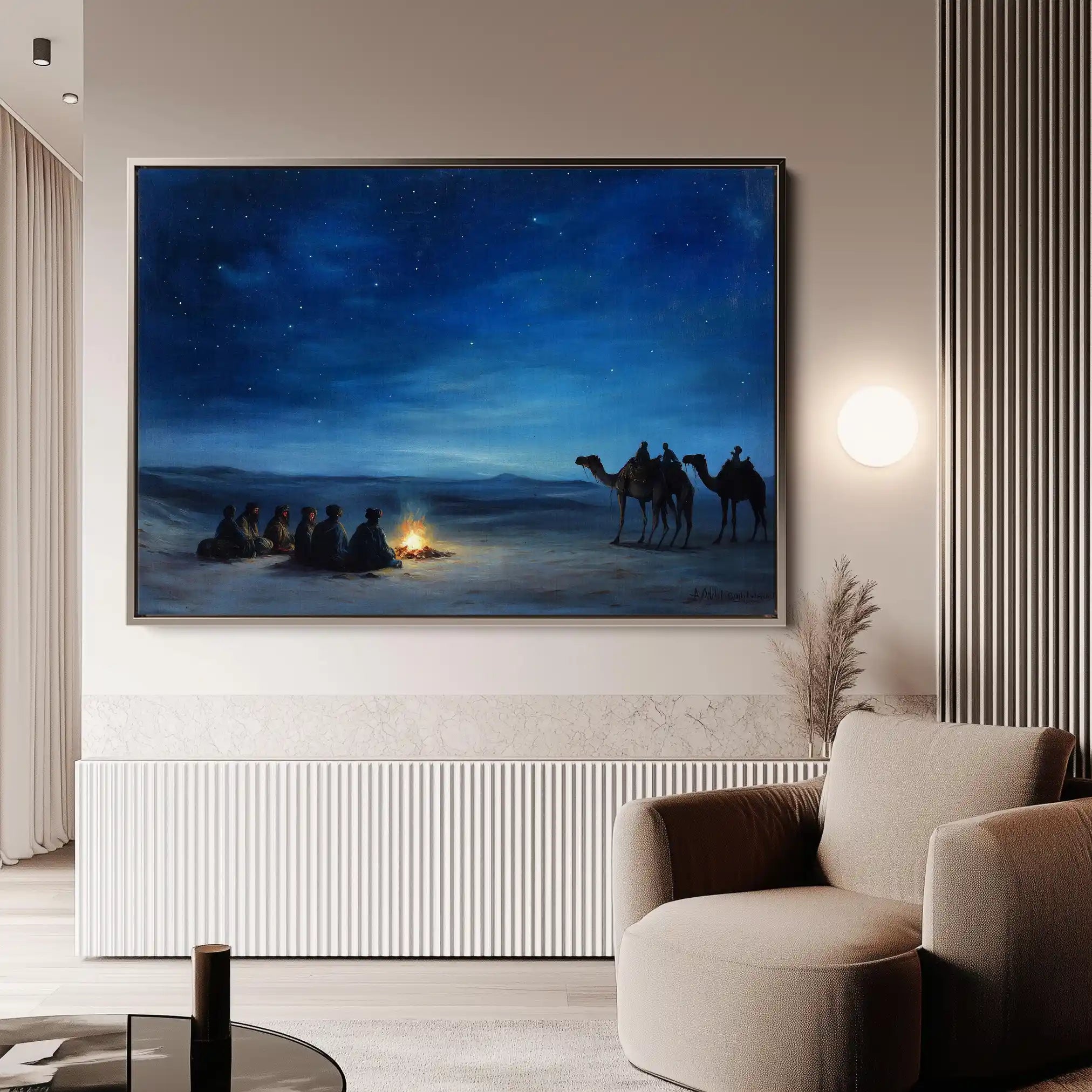Orientalist 013 Canvas Art 60 x 40 cm / Black