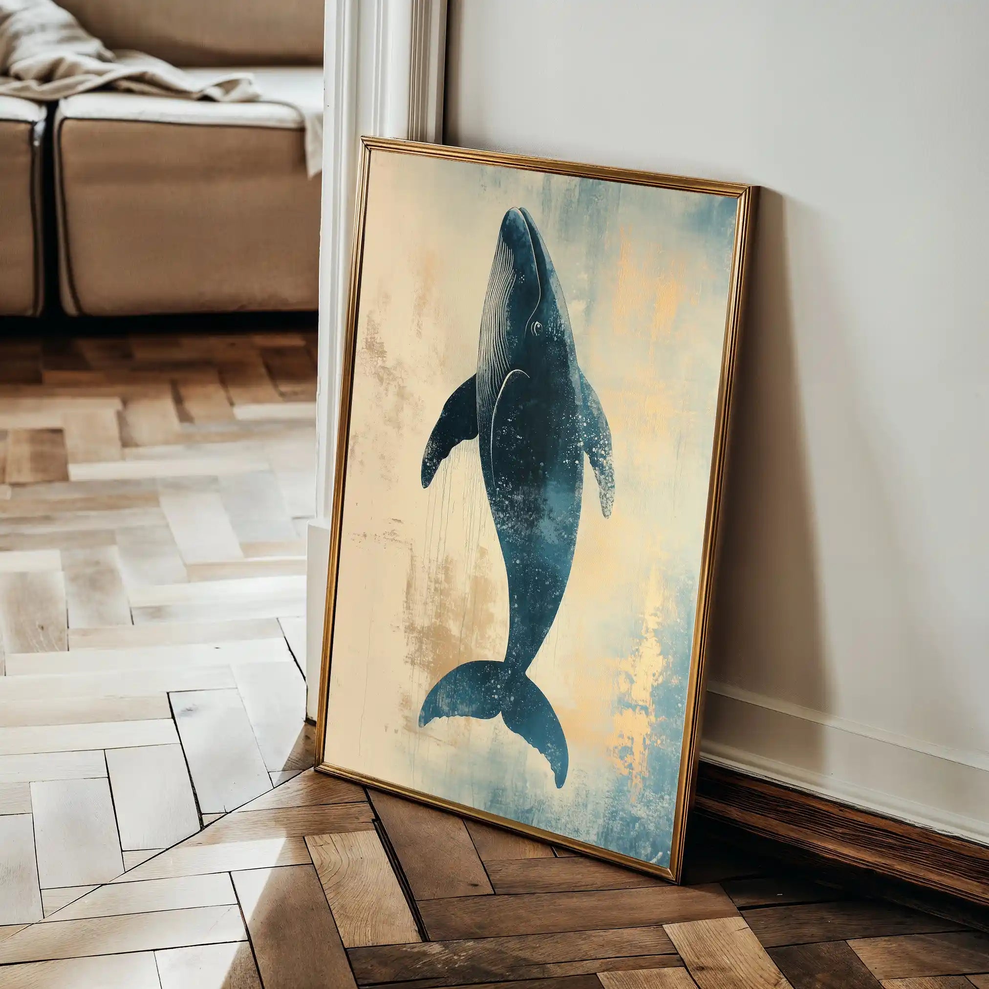 Animals 014 Canvas Art 60 x 40 cm / Black