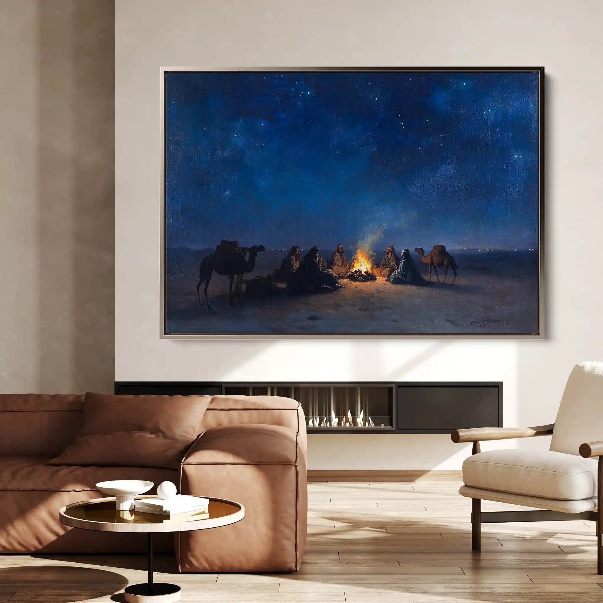 Orientalist 014 Canvas Art 60 x 40 cm / Black