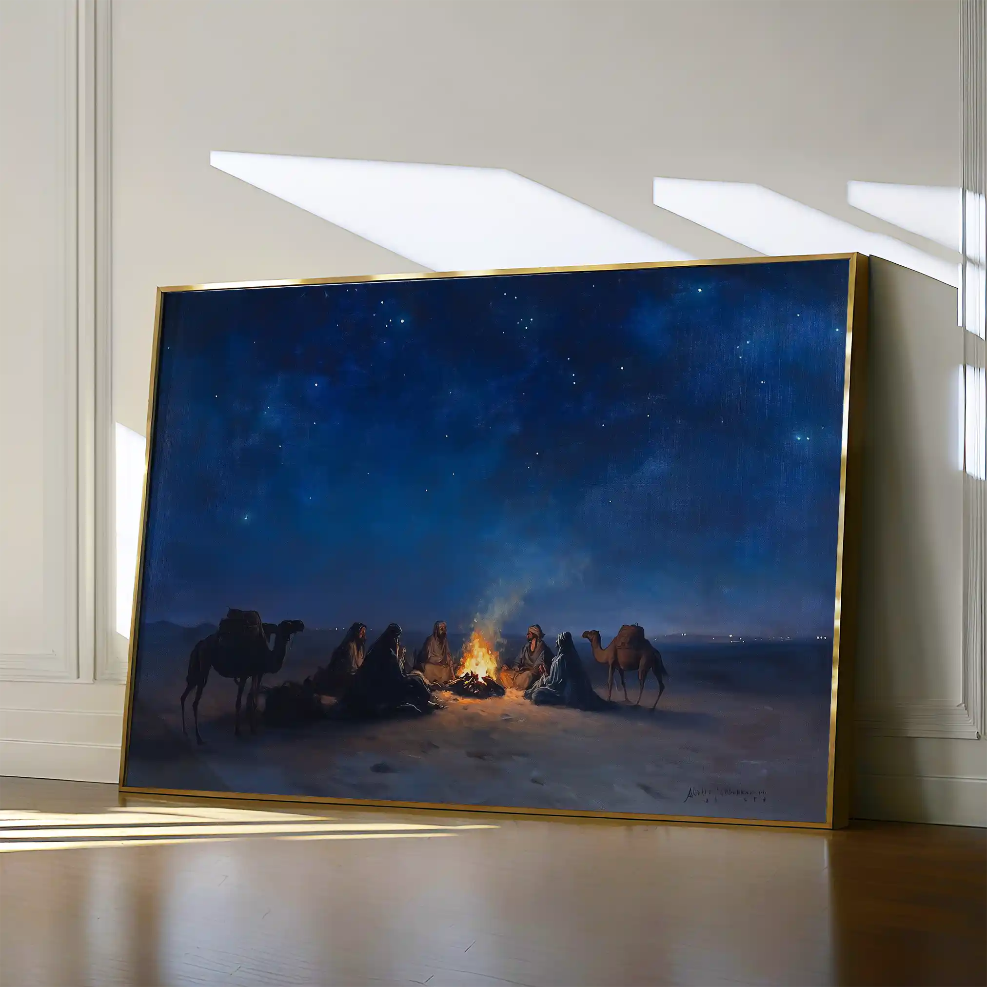 Orientalist 014 Canvas Art 60 x 40 cm / Black