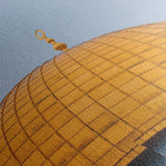 Palestine 014 Canvas Art 60 x 40 cm / Black