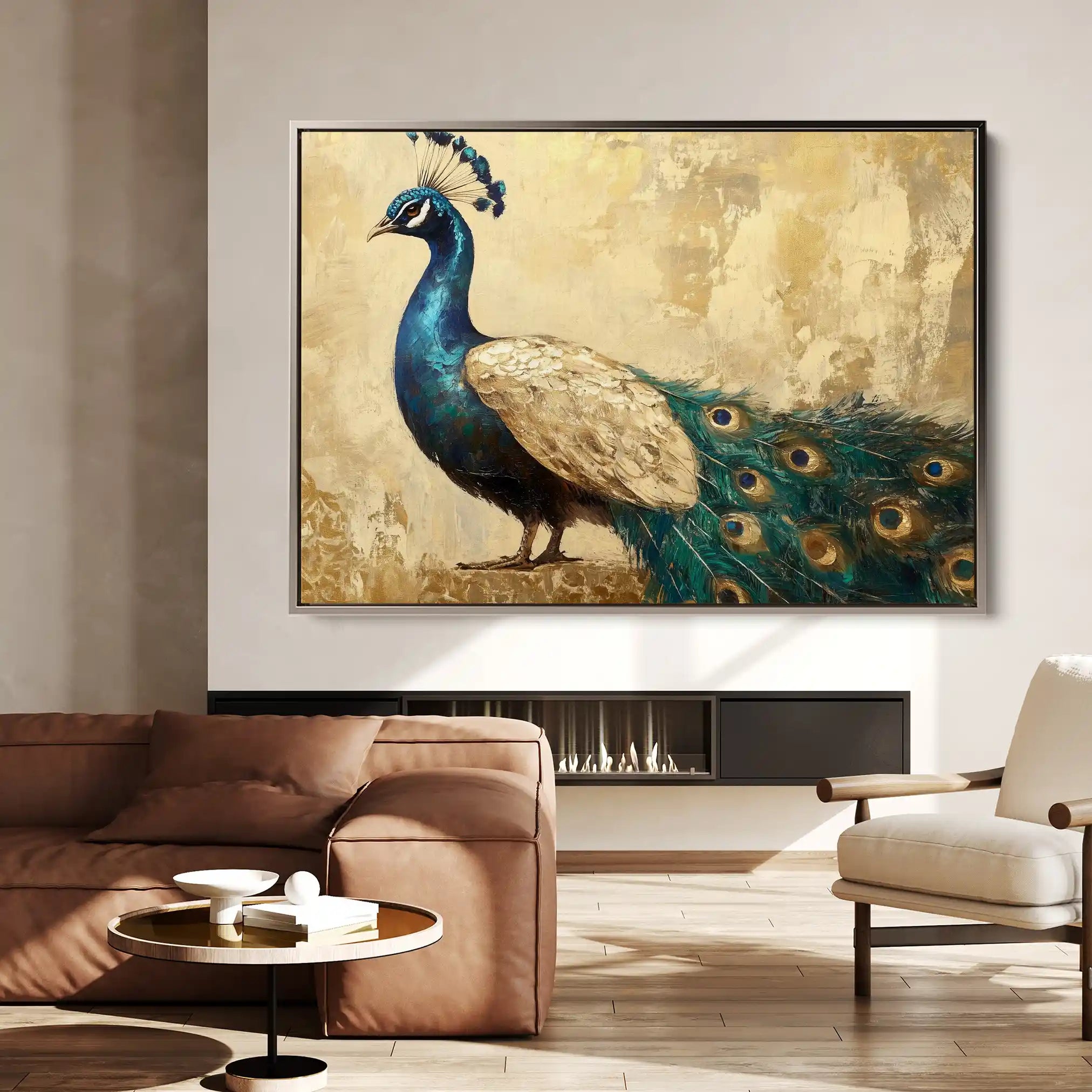 Animals 015 Canvas Art 60 x 40 cm / Black