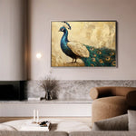 Animals 015 Canvas Art 60 x 40 cm / Black