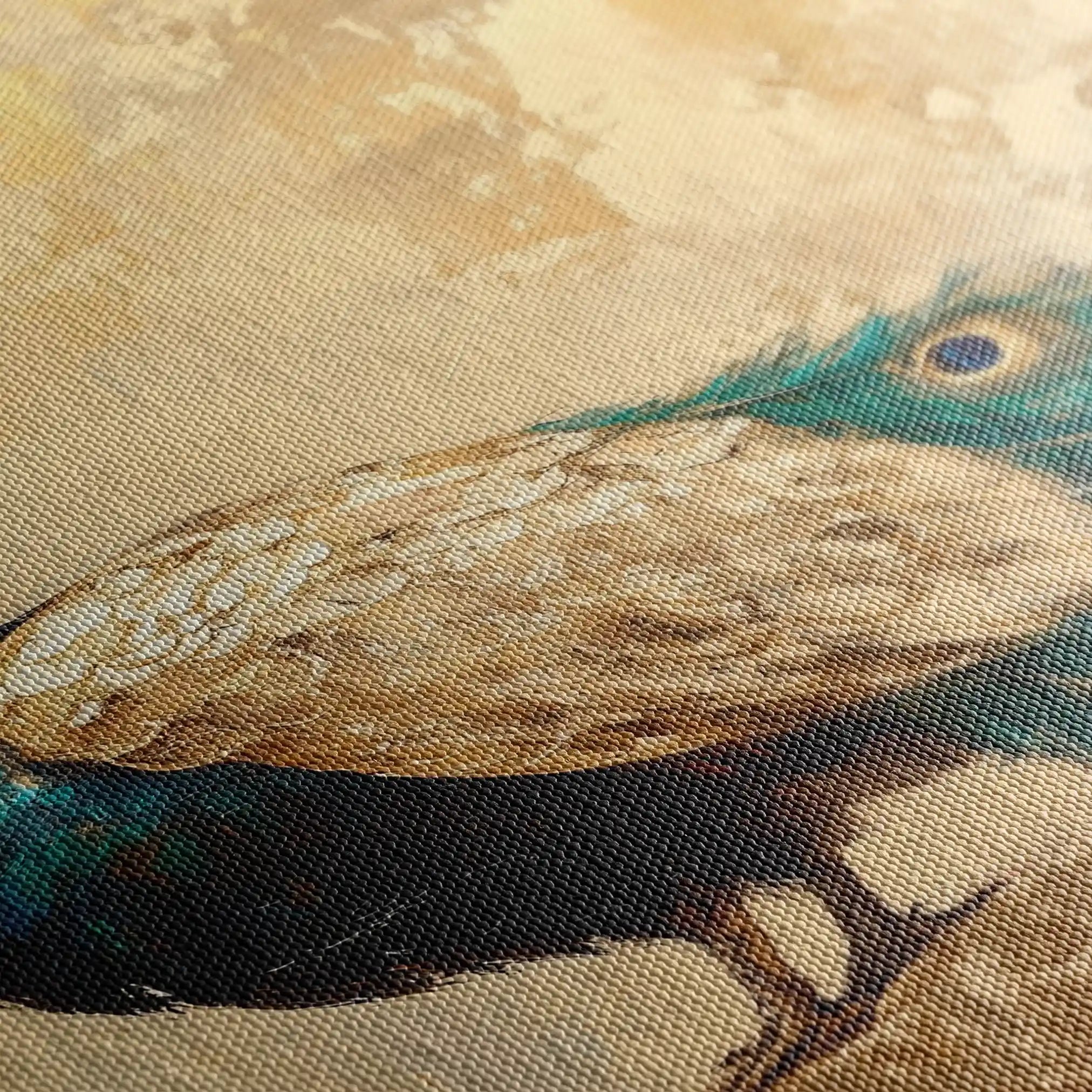 Animals 015 Canvas Art 60 x 40 cm / Black