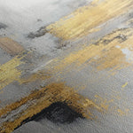 Abstract 015 Canvas Art 60 x 40 cm / Black