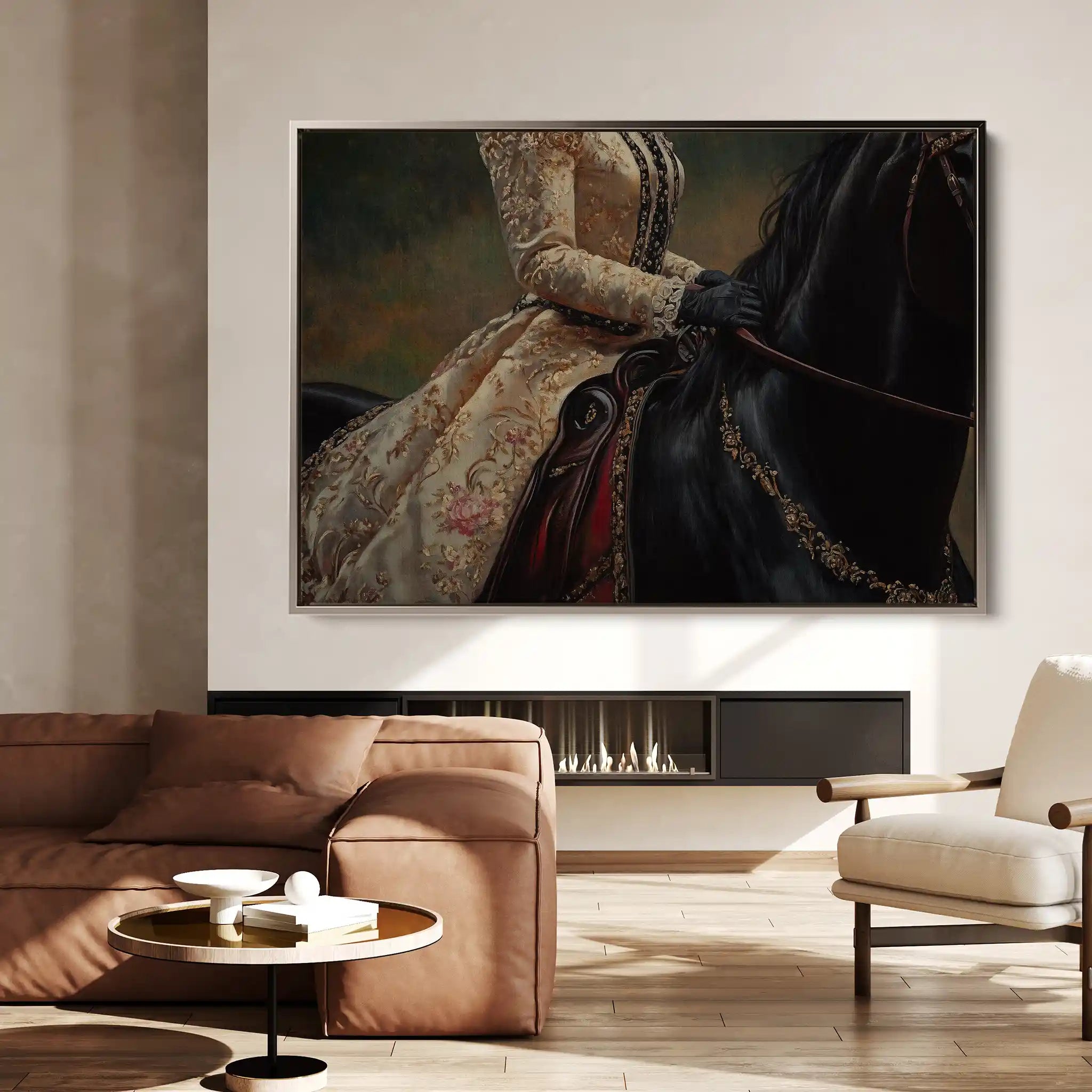 Classic 015 Canvas Art 60 x 40 cm / Black
