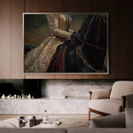 Classic 015 Canvas Art 60 x 40 cm / Black