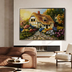 Landscape 015 Canvas Art 60 x 40 cm / Black