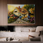 Landscape 015 Canvas Art 60 x 40 cm / Black