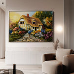 Landscape 015 Canvas Art 60 x 40 cm / Black