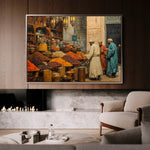 Orientalist 015 Canvas Art 60 x 40 cm / Black