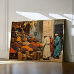 Orientalist 015 Canvas Art 60 x 40 cm / Black