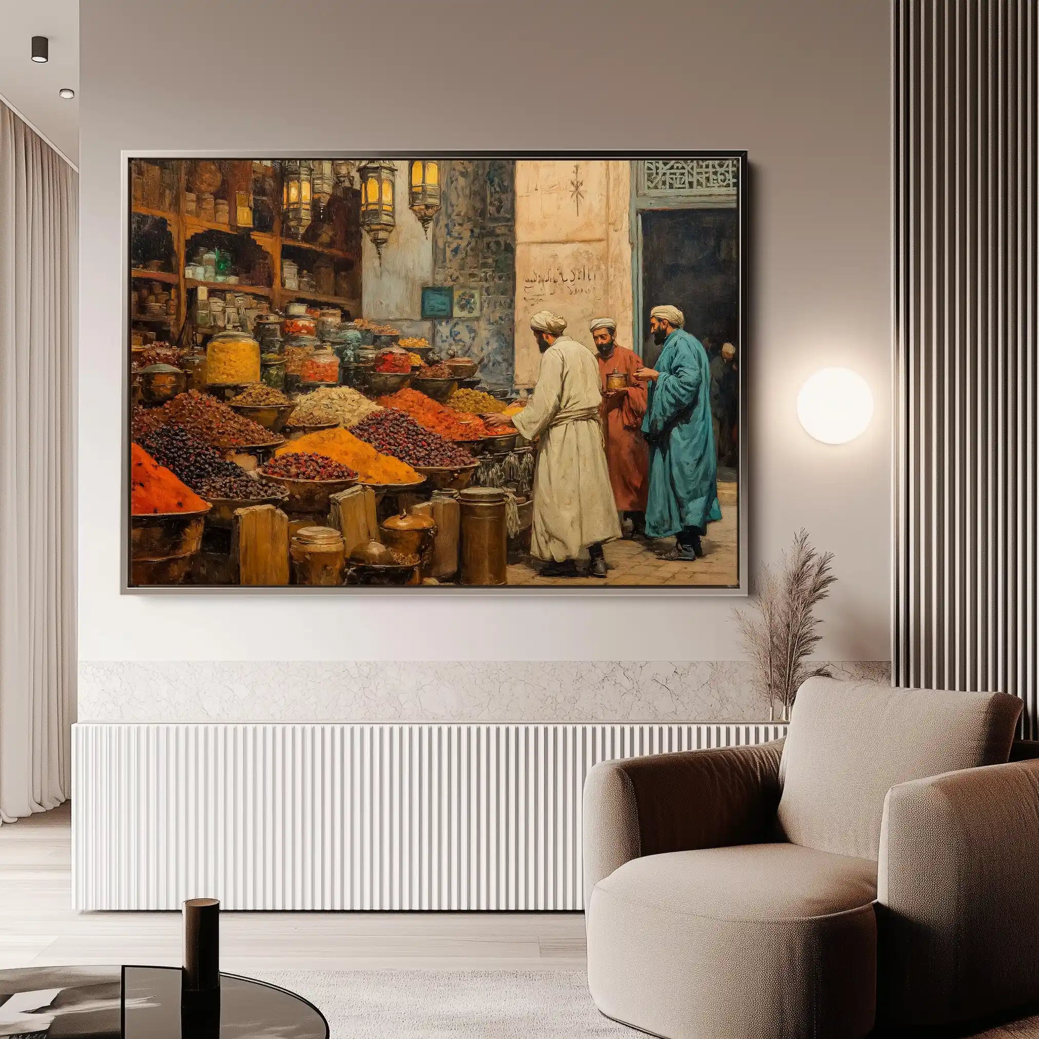 Orientalist 015 Canvas Art 60 x 40 cm / Black