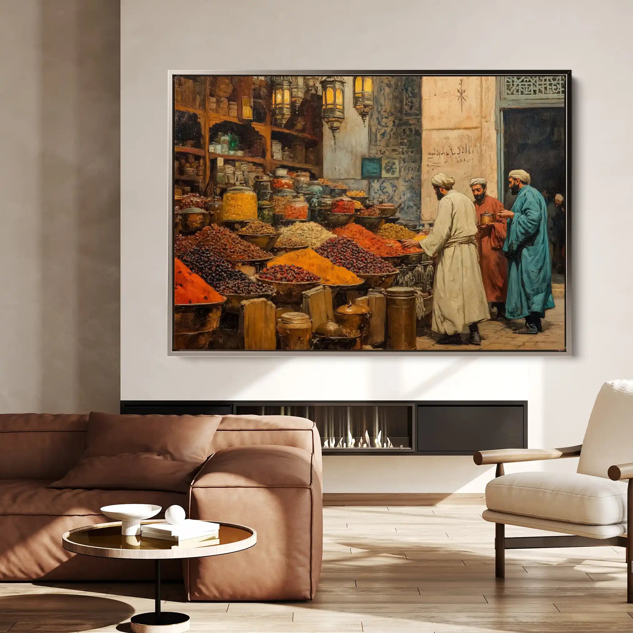 Orientalist 015 Canvas Art 60 x 40 cm / Black