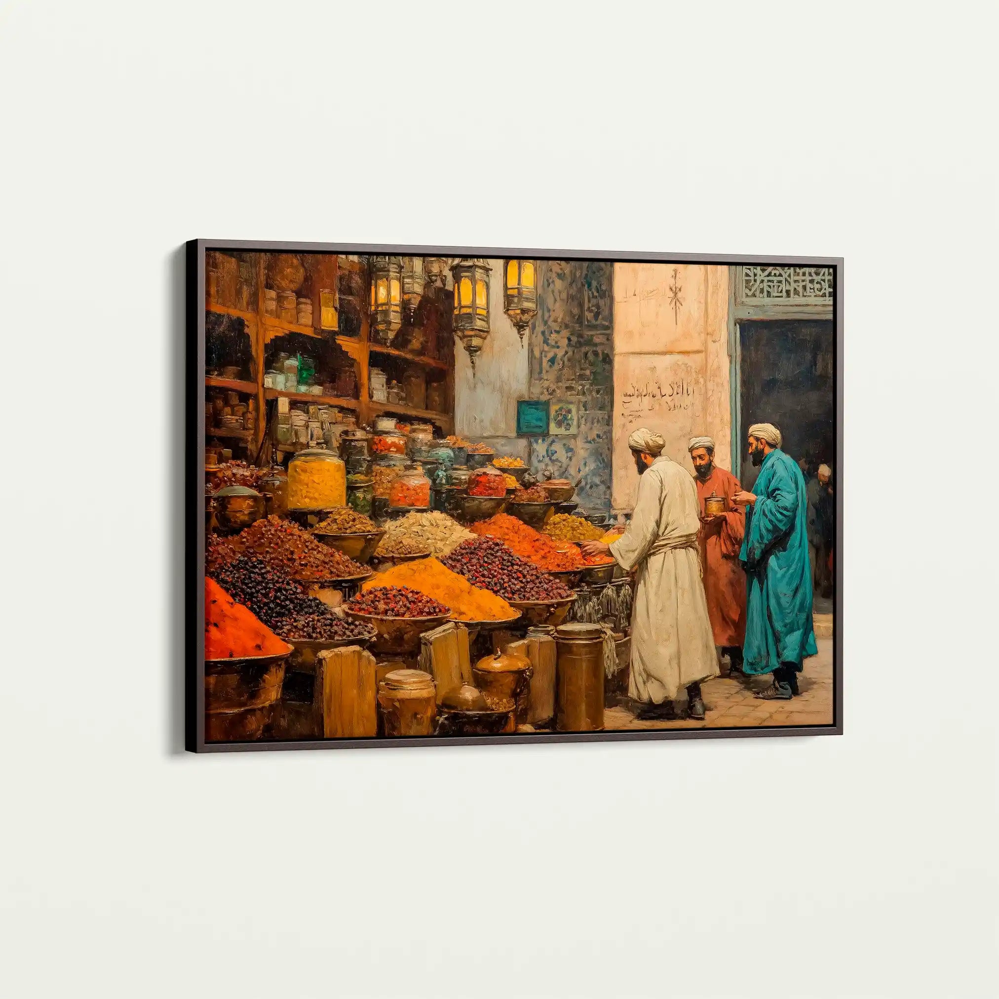 Orientalist 015 Canvas Art 60 x 40 cm / Black