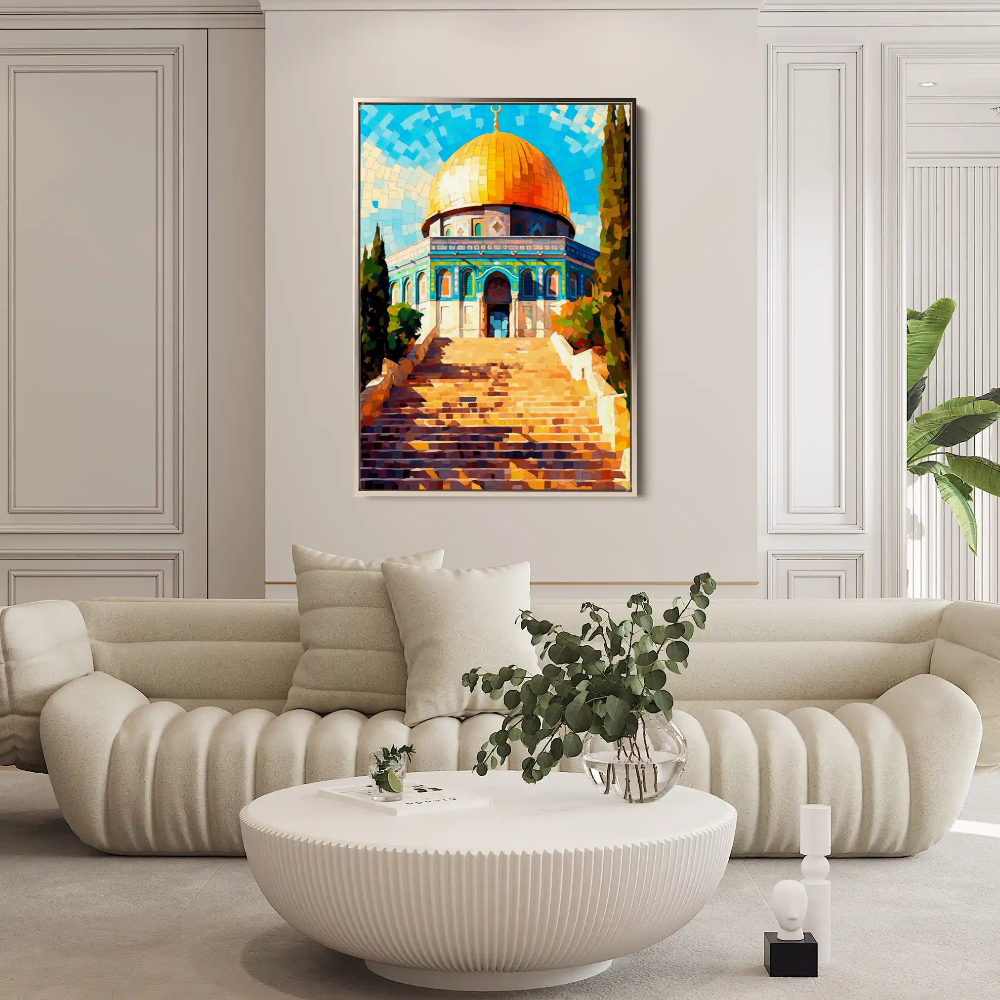 Palestine 015 Canvas Art 60 x 40 cm / Black