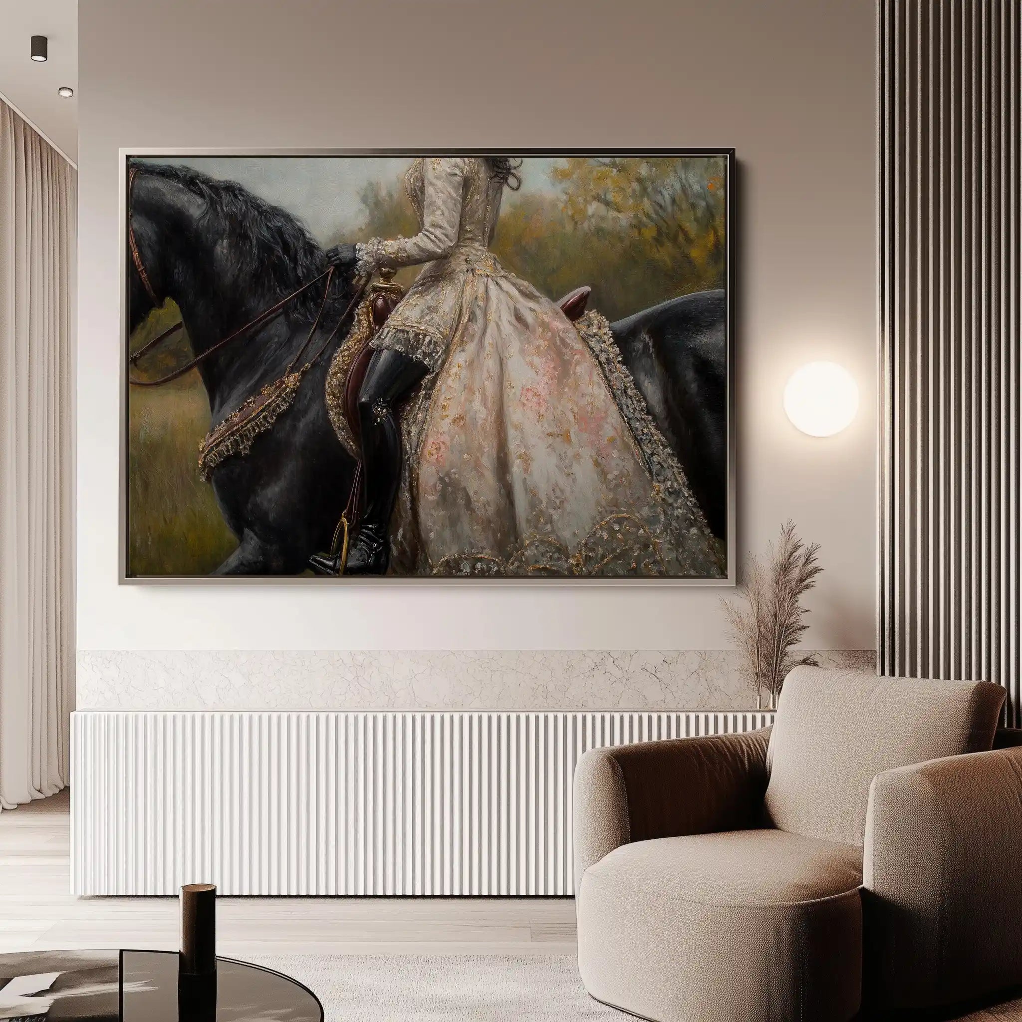 Classic 016 Canvas Art 60 x 40 cm / Black