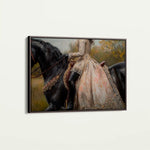 Classic 016 Canvas Art 60 x 40 cm / Black