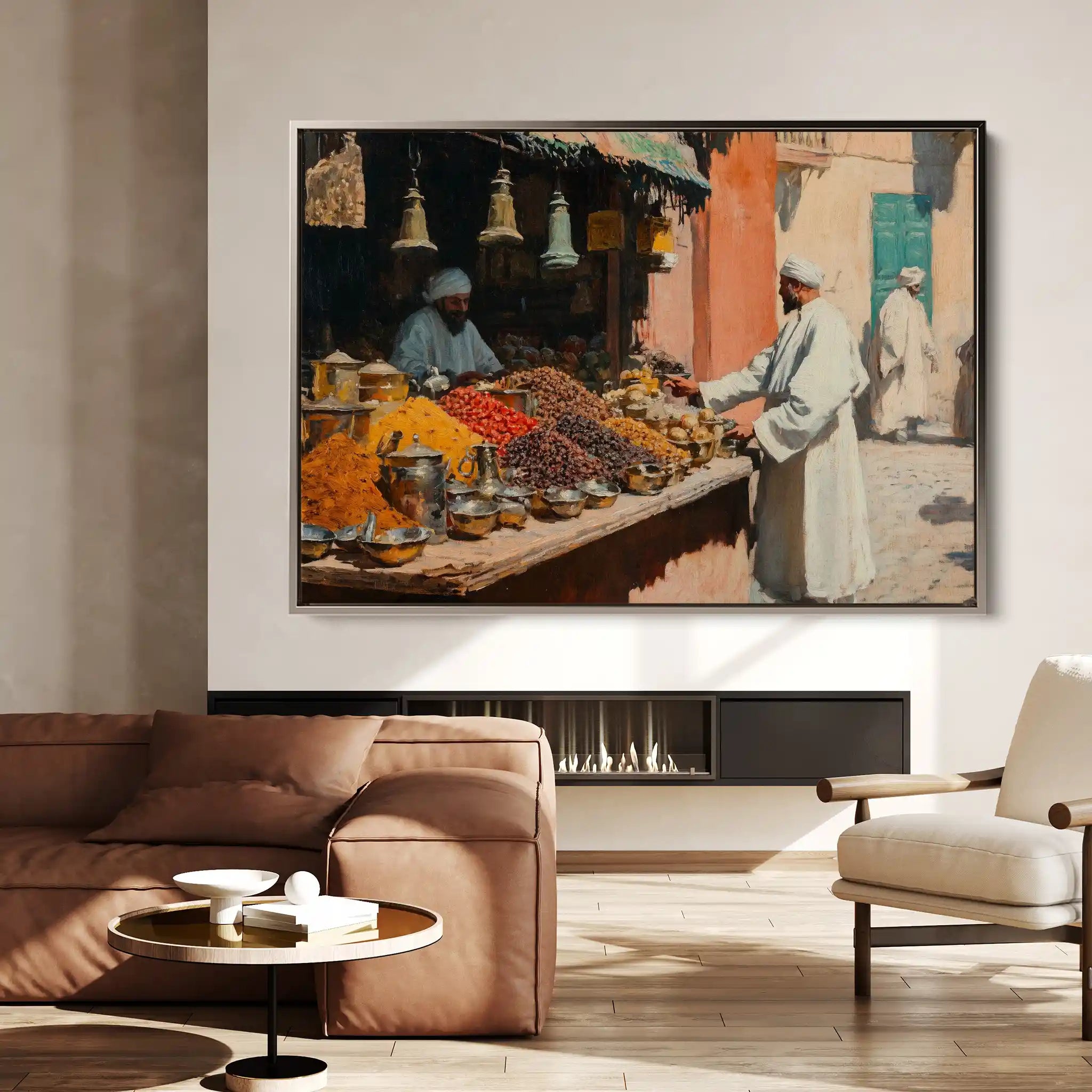 Orientalist 016 Canvas Art 60 x 40 cm / Black