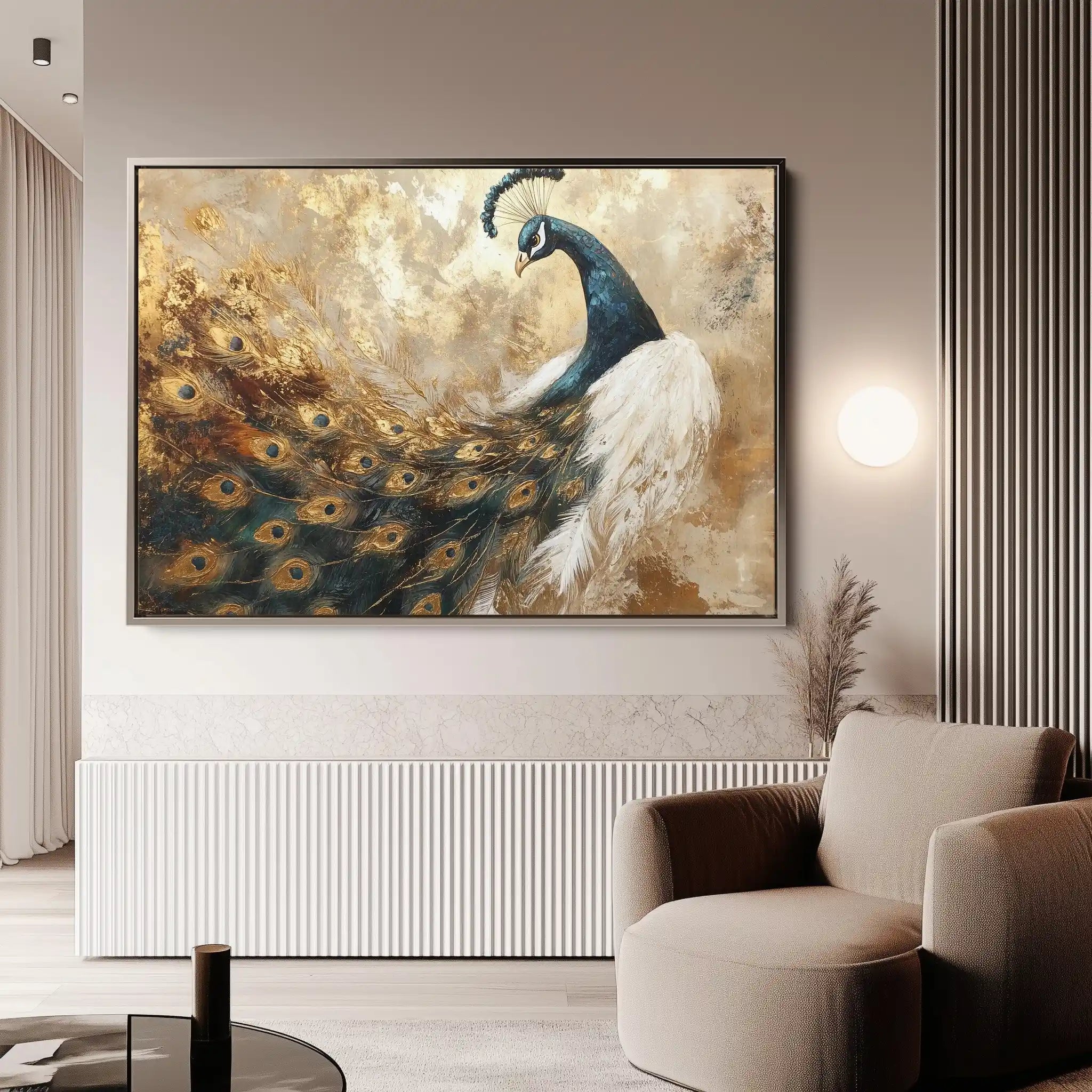 Animals 017 Canvas Art 60 x 40 cm / Black