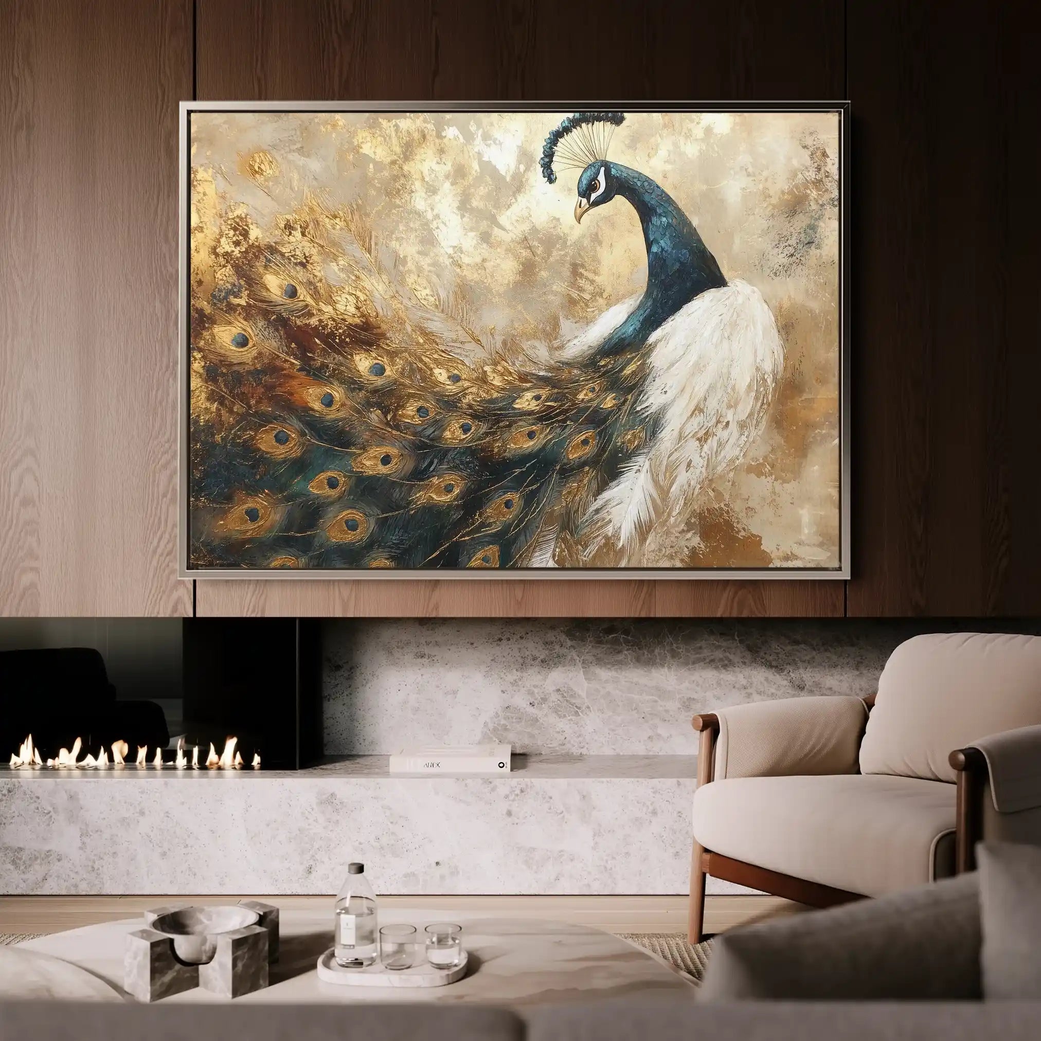 Animals 017 Canvas Art 60 x 40 cm / Black