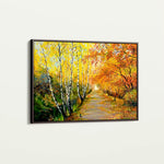 Landscape 017 Canvas Art 60 x 40 cm / Black