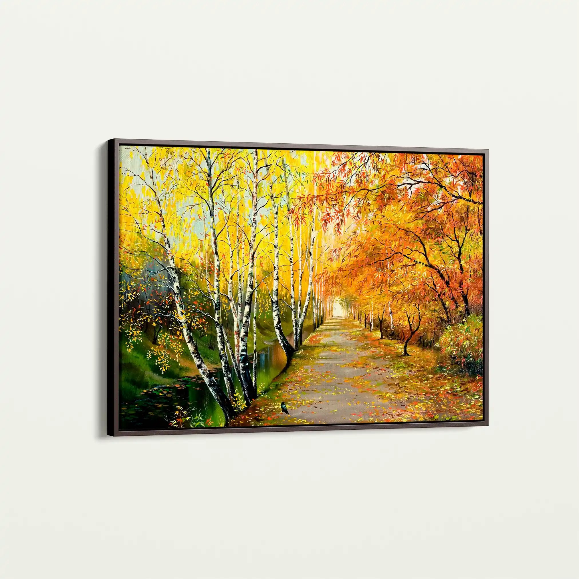 Landscape 017 Canvas Art 60 x 40 cm / Black
