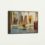 Orientalist 017 Canvas Art 60 x 40 cm / Black