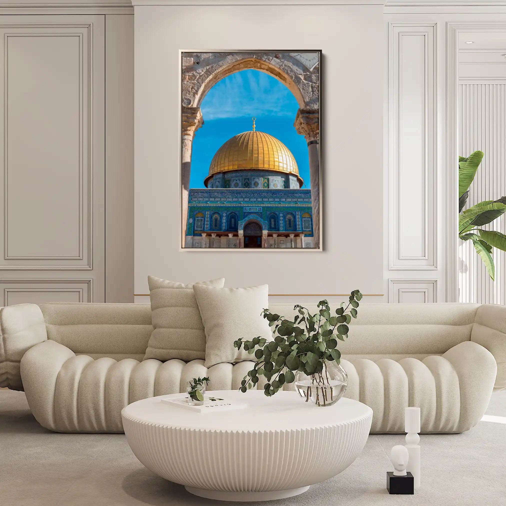 Palestine 017 Canvas Art 60 x 40 cm / Black