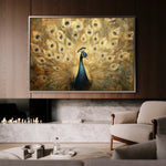Animals 018 Canvas Art 60 x 40 cm / Black