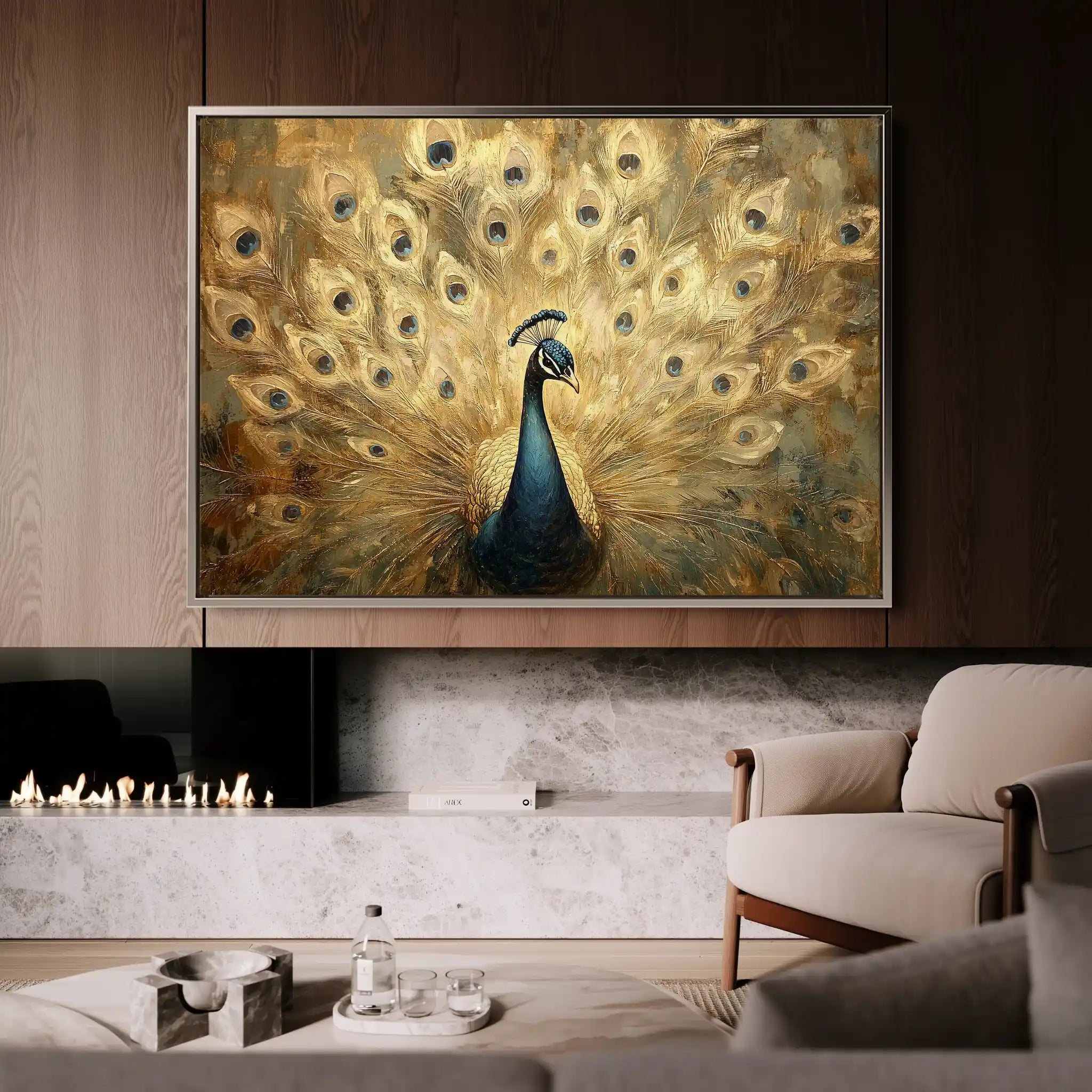 Animals 018 Canvas Art 60 x 40 cm / Black