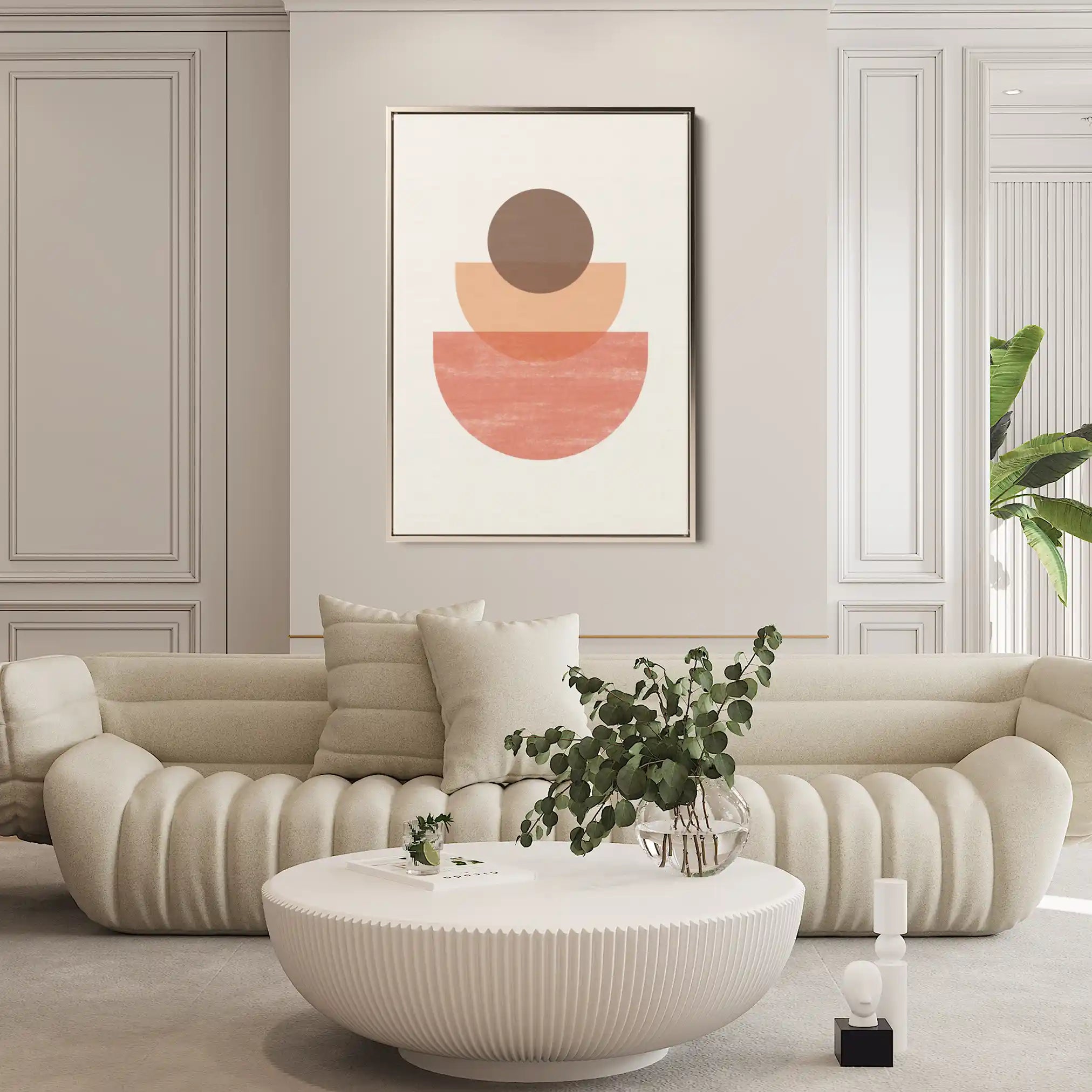 Boho 018 Canvas Art 60 x 40 cm / Black