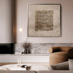 Islamic 018 Canvas Art 60 x 60 cm / Black