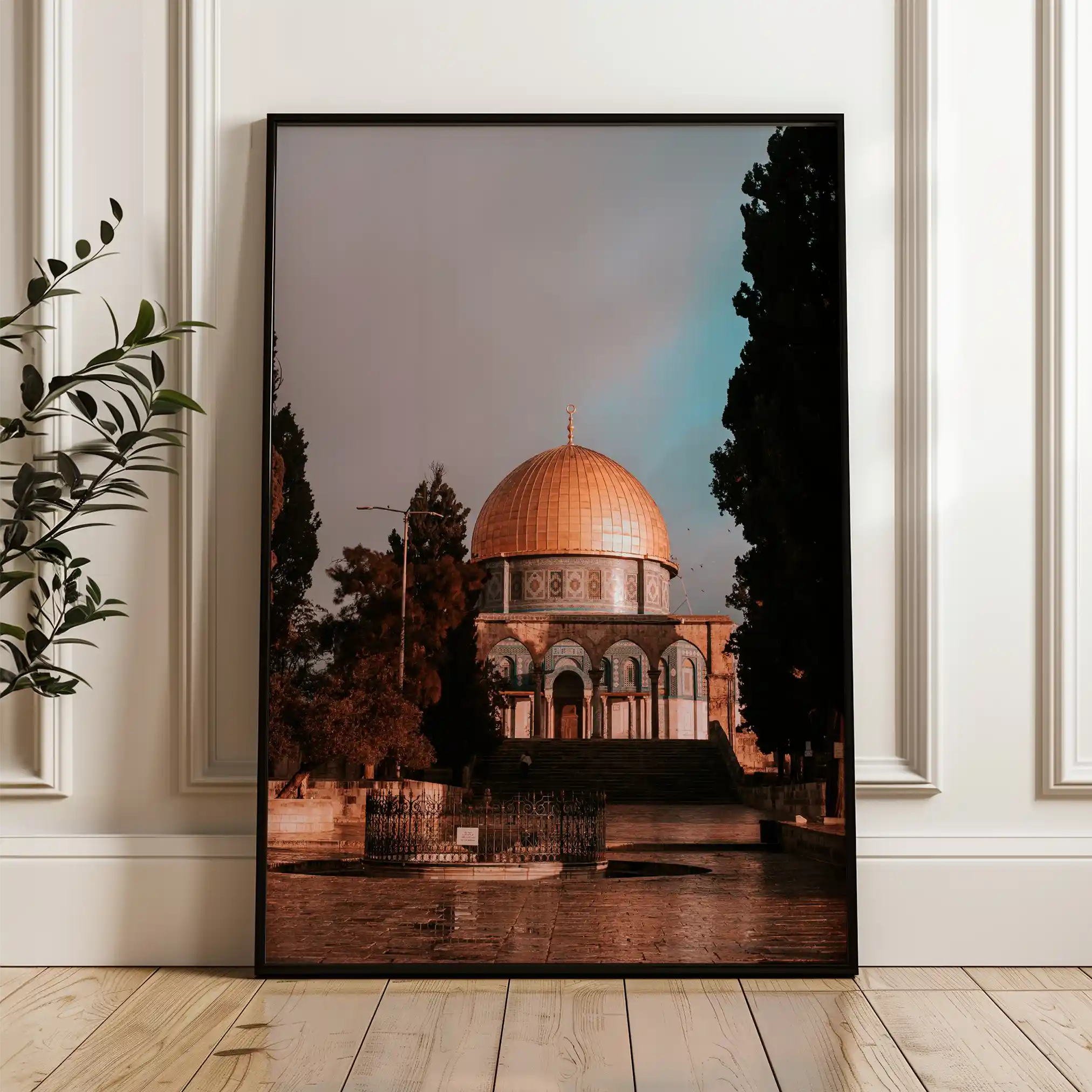 Palestine 018 Canvas Art 60 x 40 cm / Black