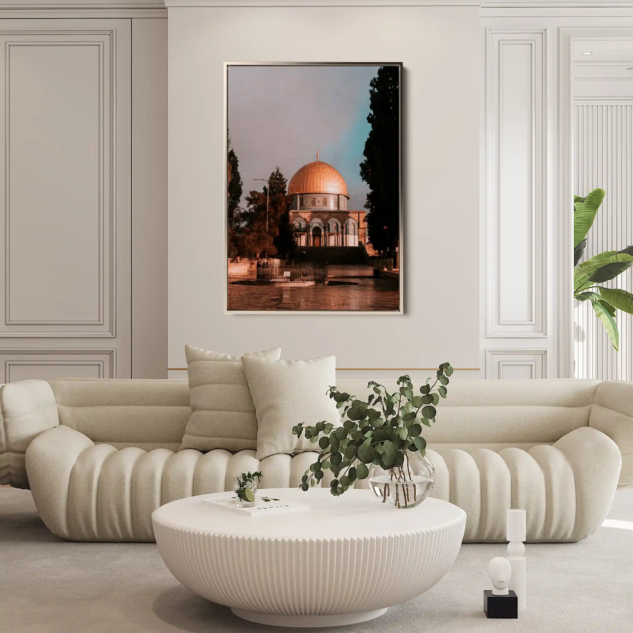 Palestine 018 Canvas Art 60 x 40 cm / Black