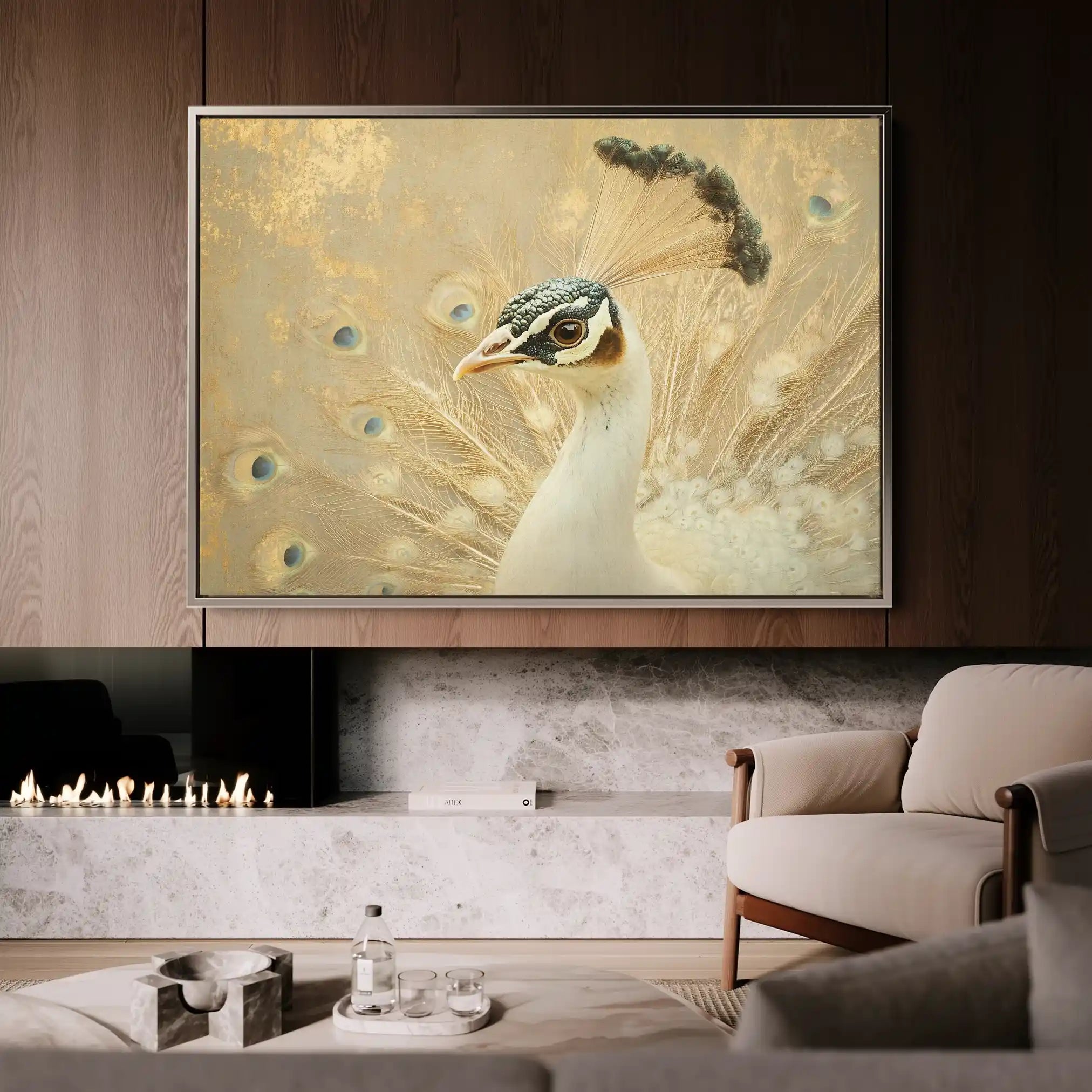 Animals 019 Canvas Art 60 x 40 cm / Black