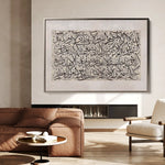 Islamic 019 Canvas Art 60 x 40 cm / Black