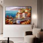 Landscape 019 Canvas Art 60 x 40 cm / Black