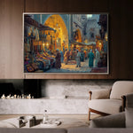 Orientalist 019 Canvas Art 60 x 40 cm / Black