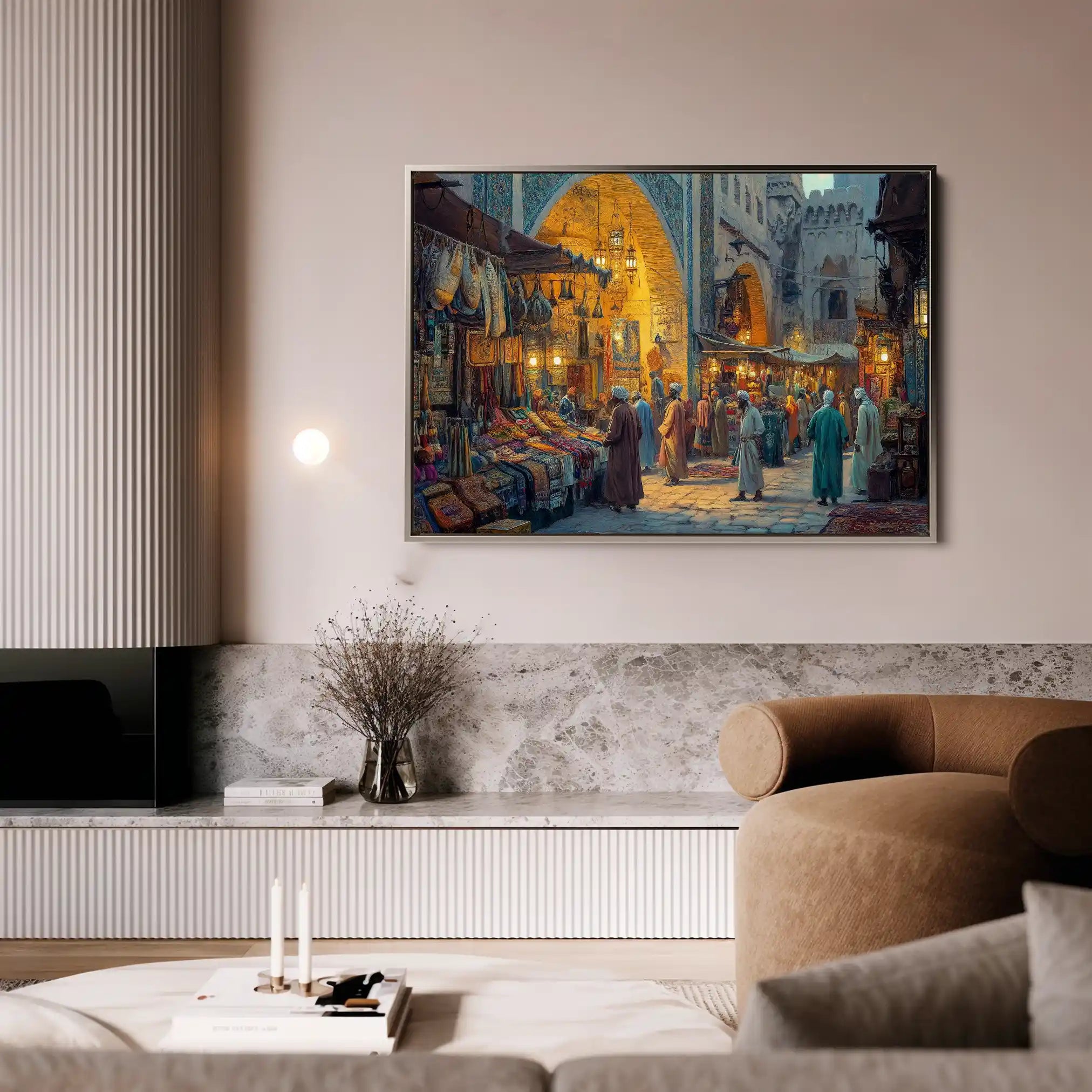 Orientalist 019 Canvas Art 60 x 40 cm / Black